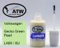 Preview: Volkswagen, Gecko Green Pearl, LA6K / 8U: 20ml Lackstift, von ATW Autoteile West.